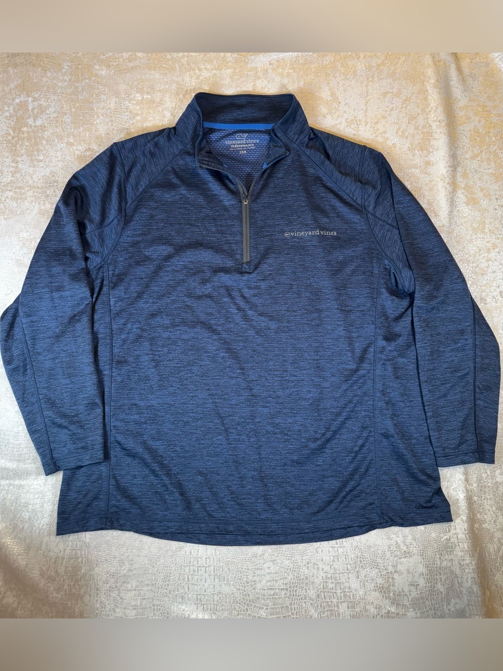 Vineyard Vines Sankaty Performance 1/4 Zip Pullover, Size mens 2XB